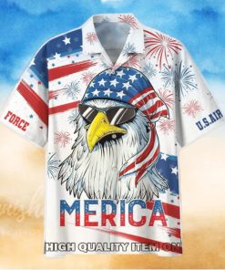 Independence Day U.S. Air Force Aim High Fly Figght Win Hawaiian Shirt