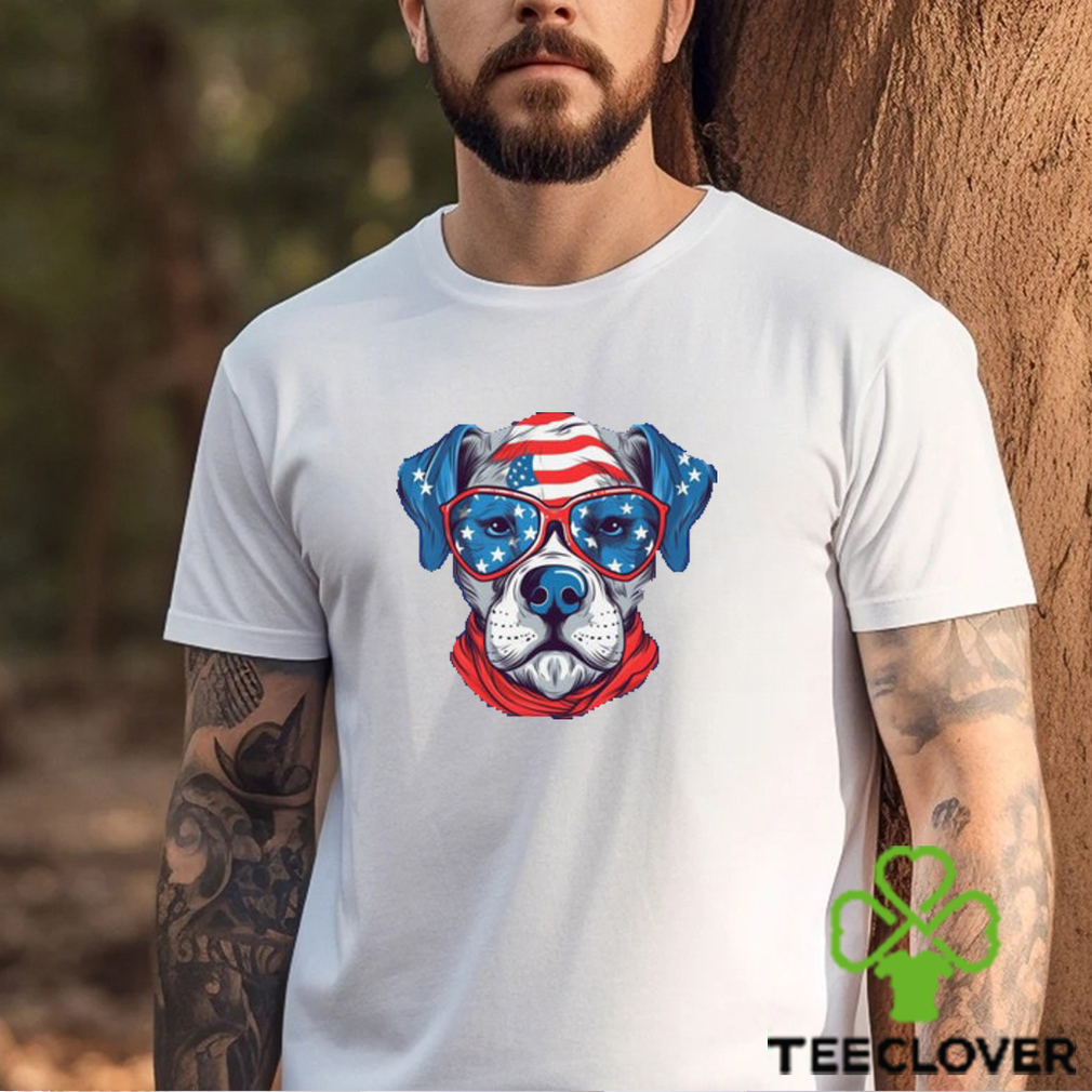 Independence Dog T Shirt, 4th of July Shirt, Patriot Dog