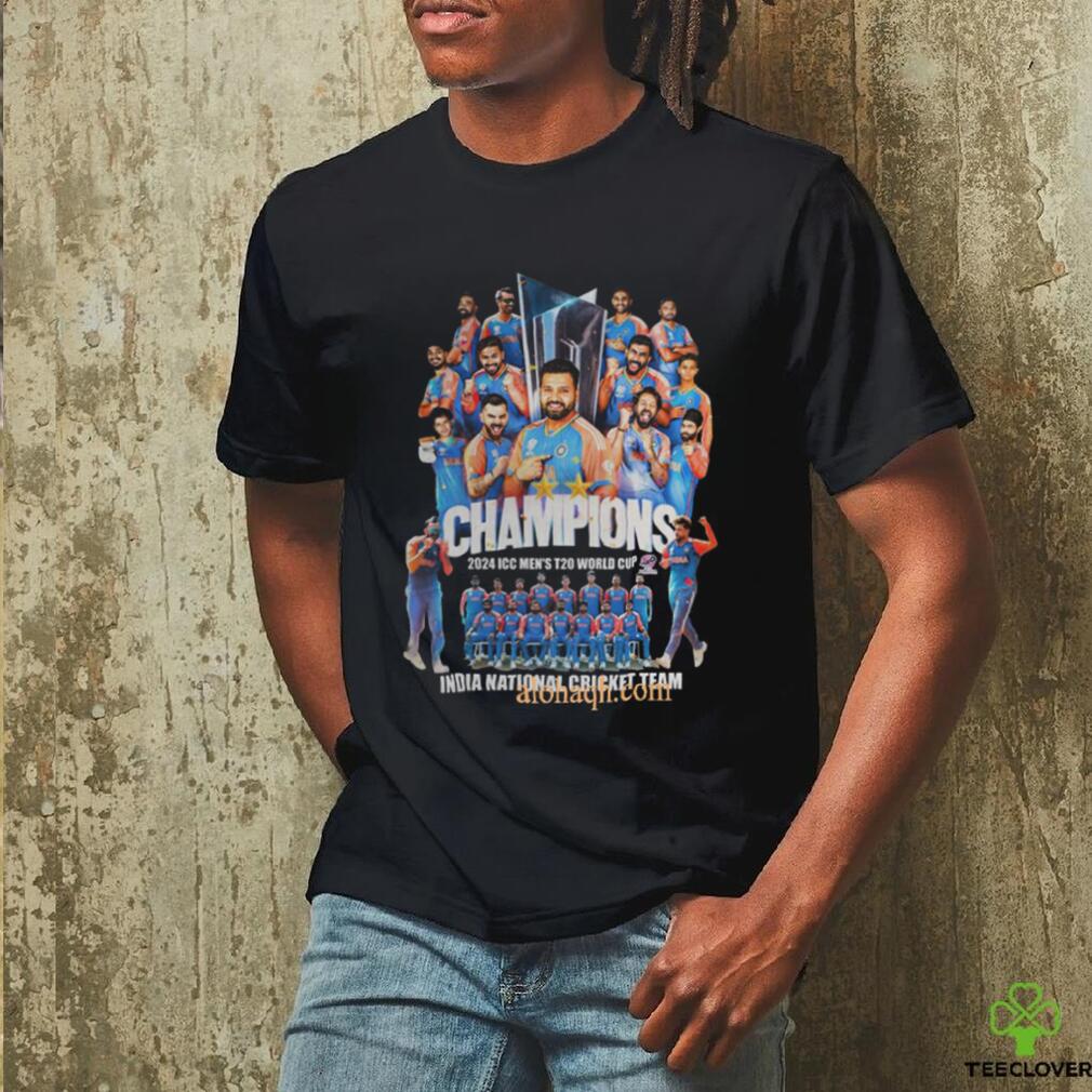 India National Cricket Team Champions 2024 ICC Men’s T20 World Cup T Shirt India National Cricket Team Champions 2024 ICC Men’s T20 World Cup T Shirt