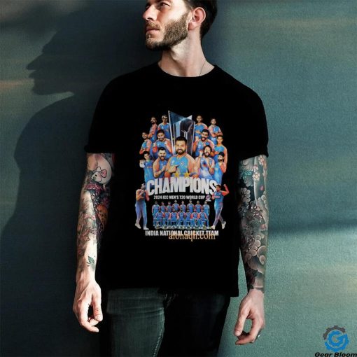 India National Cricket Team Champions 2024 ICC Men’s T20 World Cup T Shirt