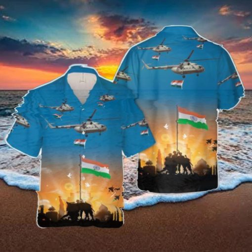 Indian Air Force Mi 17, Happy Independence Day India Hawaiian Shirt Beach Shirt For Men Women