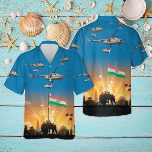 Indian Air Force Mi 17, Happy Independence Day India Hawaiian Shirt Beach Shirt For Men Women