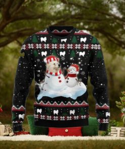 Indian And Snowman Ugly Sweater
