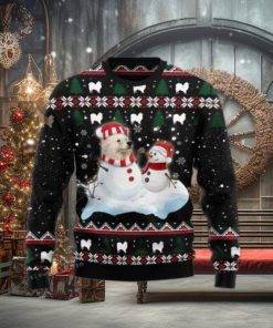 Indian And Snowman Ugly Sweater