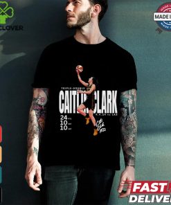 Indiana Caitlin Clark Triple Double women basketball cartoon T Shirt