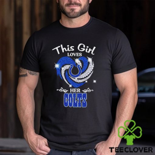 Indiana Colts this girl loves football hoodie, sweater, longsleeve, shirt v-neck, t-shirt