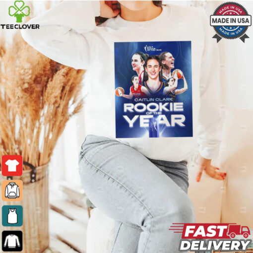 Indiana Fever WNBA 2024 Kia Rookie of the Year is Caitlin Clark Poster t hoodie, sweater, longsleeve, shirt v-neck, t-shirt