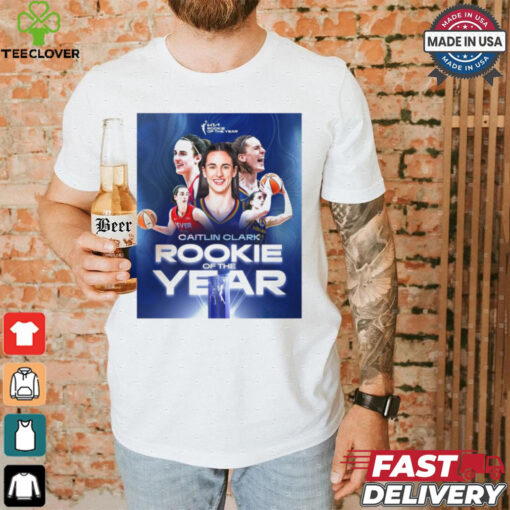 Indiana Fever WNBA 2024 Kia Rookie of the Year is Caitlin Clark Poster t hoodie, sweater, longsleeve, shirt v-neck, t-shirt