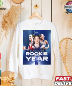 Indiana Fever WNBA 2024 Kia Rookie of the Year is Caitlin Clark Poster t hoodie, sweater, longsleeve, shirt v-neck, t-shirt