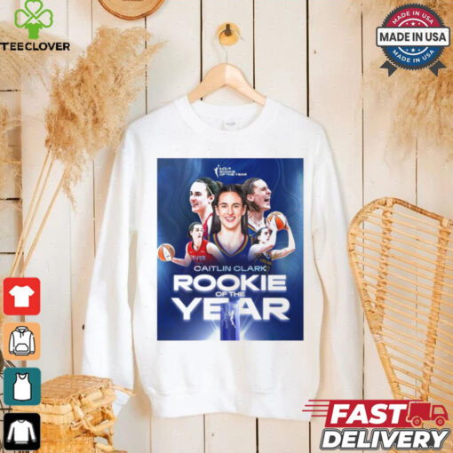 Indiana Fever WNBA 2024 Kia Rookie of the Year is Caitlin Clark Poster t hoodie, sweater, longsleeve, shirt v-neck, t-shirt