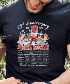 Indiana Hoosiers 122nd Anniversary 1901 2023 Thank You For The Memories Signatures Shirt