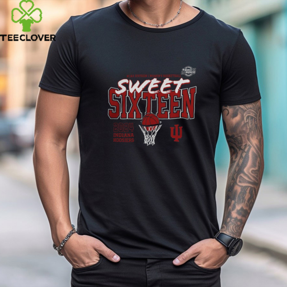 Indiana Hoosiers 2024 Ncaa Women's Basketball Tournament March Madness Sweet 16 Fast Break Shirt Indiana Hoosiers 2024 Ncaa Women's Basketball Tournament March Madness Sweet 16 Fast Break Shirt