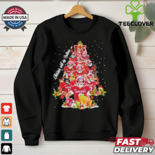 Indiana Hoosiers Christmas Tree With My Indiana Shirt