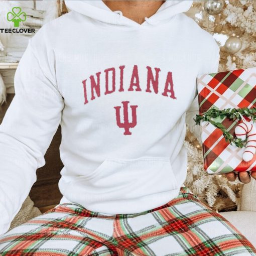 Indiana Hoosiers Fanatics Branded Distressed Arch Over Logo Long Sleeve T Shirt