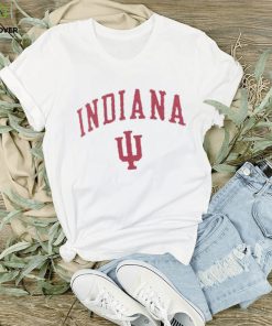 Indiana Hoosiers Fanatics Branded Distressed Arch Over Logo Long Sleeve T Shirt