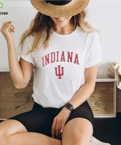 Indiana Hoosiers Fanatics Branded Distressed Arch Over Logo Long Sleeve T Shirt