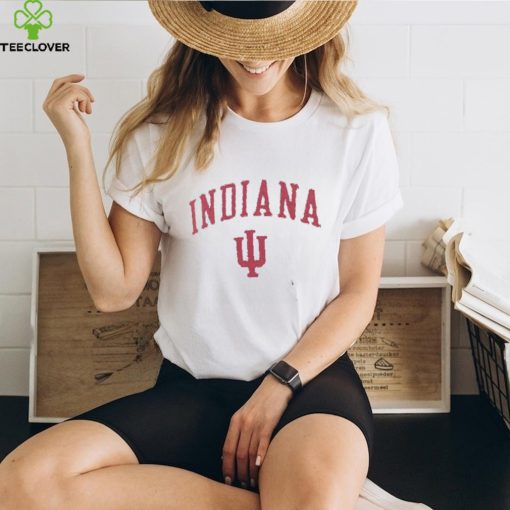 Indiana Hoosiers Fanatics Branded Distressed Arch Over Logo Long Sleeve T Shirt