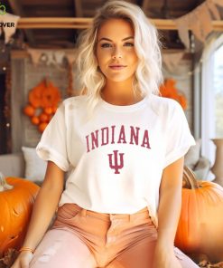 Indiana Hoosiers Fanatics Branded Distressed Arch Over Logo Long Sleeve T Shirt