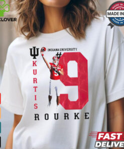 Indiana Hoosiers Football #9 Kurtis Rourke shirt