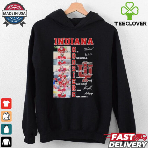 Indiana Hoosiers Football Team Players Signatures Shirt