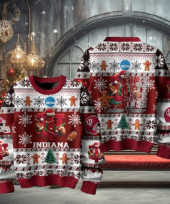 Indiana Hoosiers Football They Not Like Us Christmas Ugly Sweater