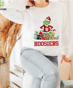 Indiana Hoosiers Grinch and Max dog funny Christmas shirt