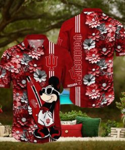 Indiana Hoosiers Hawaiian Shirt Mickey Love Surfing Trending Summer Gift