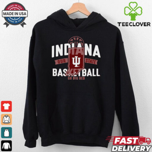 Indiana Hoosiers Hit Stride Basketball Our State Go Big Red T Shirt