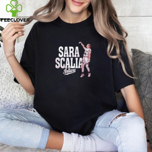 Indiana Hoosiers Sara Scalia Swish T Shirt