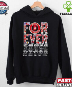 Indiana Hoosiers forever not just when we win signature shirt