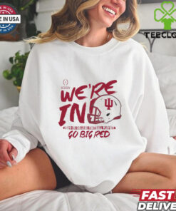Indiana Hoosiers we’re in 2024 College Football Playoff helmet shirt