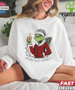 Indiana Hoosiers x Santa Grinch Is This Jolly Enough Merry Christmas Shirt