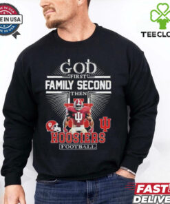 Indiana Hoosiers – God First Family Second Then Hoosiers Football T Shirts