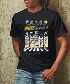 Indiana Pacers Abbey Road 2023 2024 Indy Is Back Signature Shirt