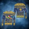 Kansas Jayhawks NCAA Custom Name Ugly Christmas Sweater