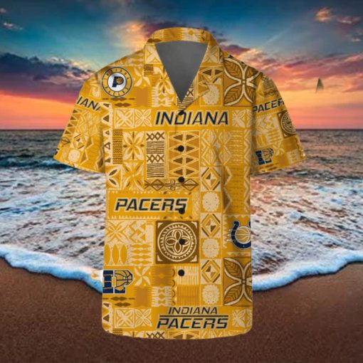 Indiana Pacers Hawaii Set Summer Pattern 3D Hawaiian Shirt And Shorts