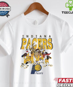 Indiana Pacers Looney Tunes characters NBA basketball shirt