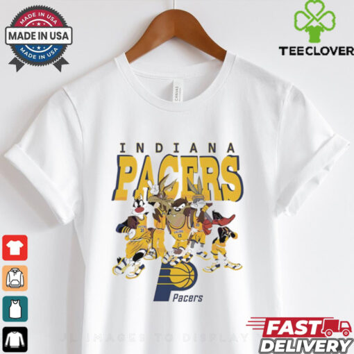 Indiana Pacers Looney Tunes characters NBA basketball shirt