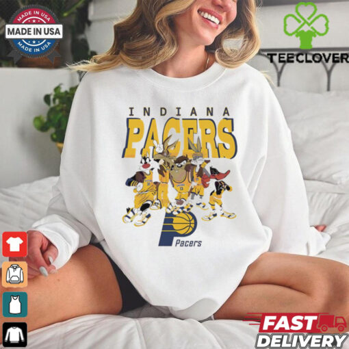 Indiana Pacers Looney Tunes characters NBA basketball shirt