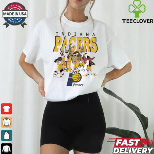 Indiana Pacers Looney Tunes characters NBA basketball shirt