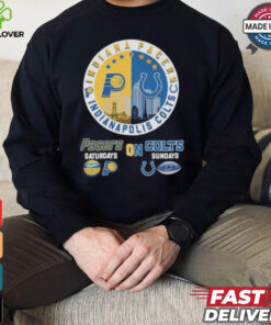 Indiana Pacers On Saturdays X Indianapolis Colts On Sundays Shirt