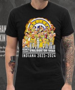 Indiana Pacers men’s basketball 2023 2024 player names skyline city shirt