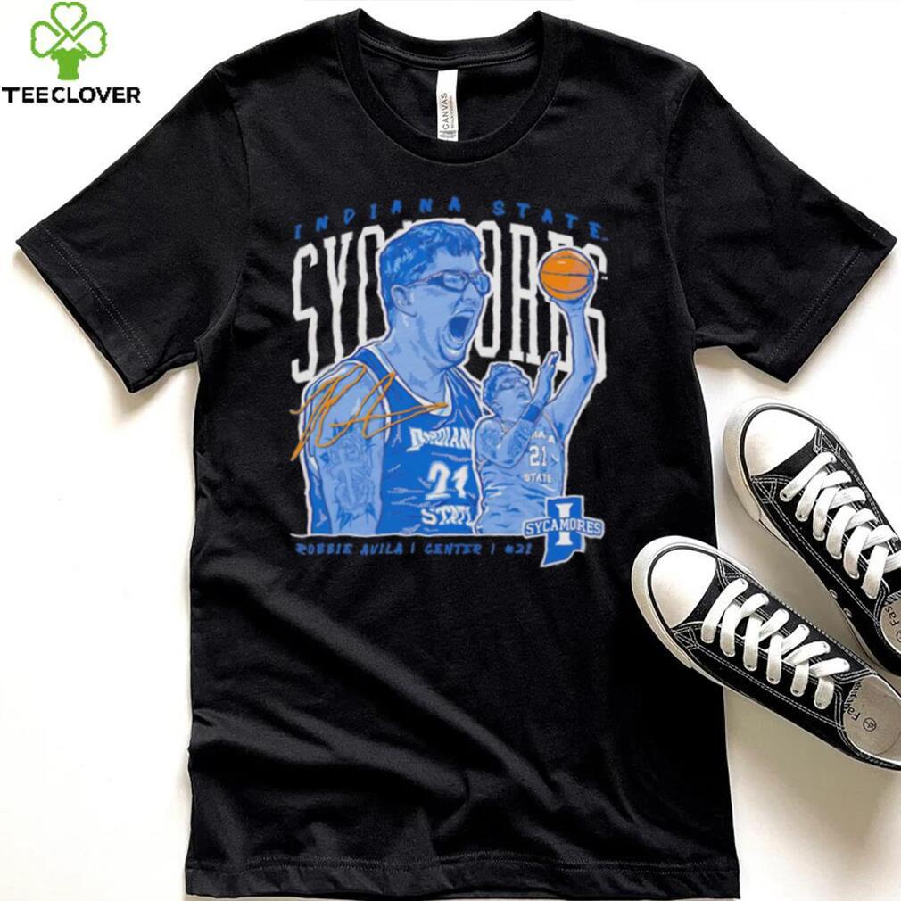 Indiana State Robbie Avila graphic signature shirt Indiana State Robbie Avila graphic signature shirt