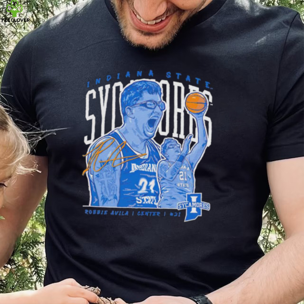 Indiana State Robbie Avila graphic signature shirt Indiana State Robbie Avila graphic signature shirt