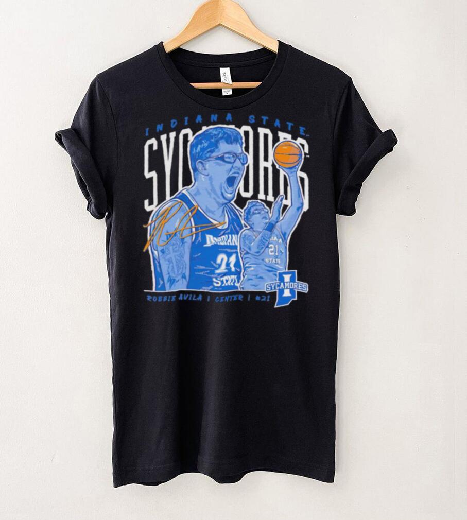 Indiana State Robbie Avila graphic signature shirt Indiana State Robbie Avila graphic signature shirt