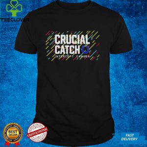 Indianapolis Colts 2021 Crucial Catch Intercept Cancer T Shirt