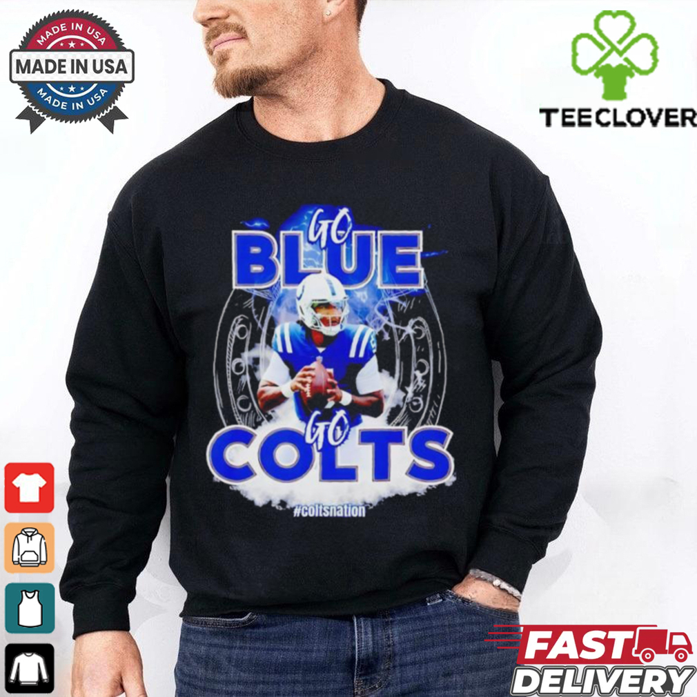 Indianapolis Colts Anthony Richardson Go Blue Go Colts NFL Football Fan shirt Indianapolis Colts Anthony Richardson Go Blue Go Colts NFL Football Fan shirt