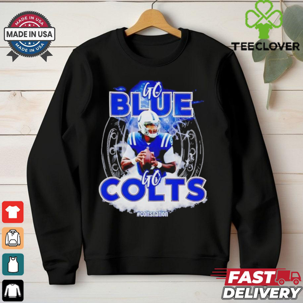 Indianapolis Colts Anthony Richardson Go Blue Go Colts NFL Football Fan shirt Indianapolis Colts Anthony Richardson Go Blue Go Colts NFL Football Fan shirt