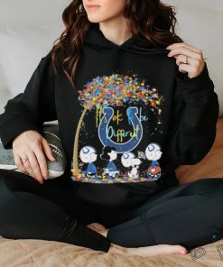 Indianapolis Colts Autism NFL Peanut Characters It’s Ok To Be Different Shirt