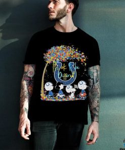 Indianapolis Colts Autism NFL Peanut Characters It’s Ok To Be Different Shirt